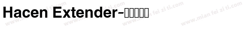 Hacen Extender字体转换